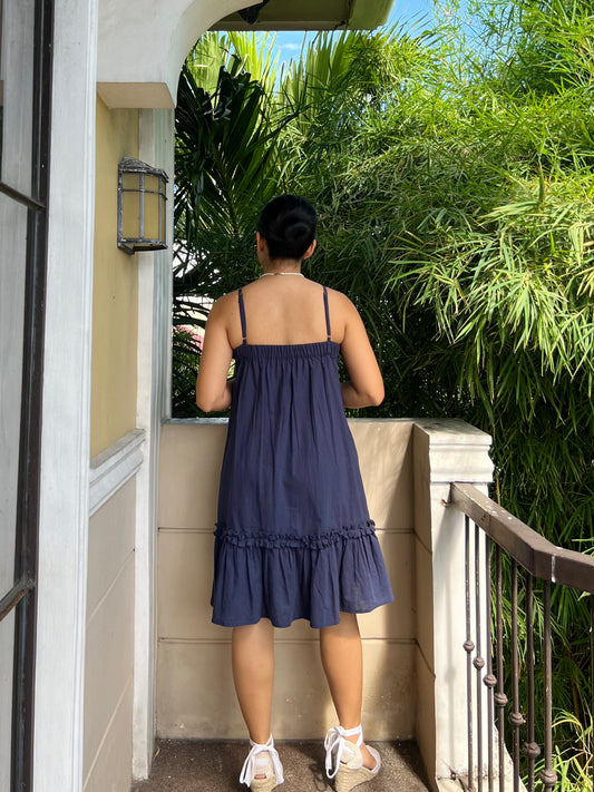 Daylight Dress in Navy Blue
