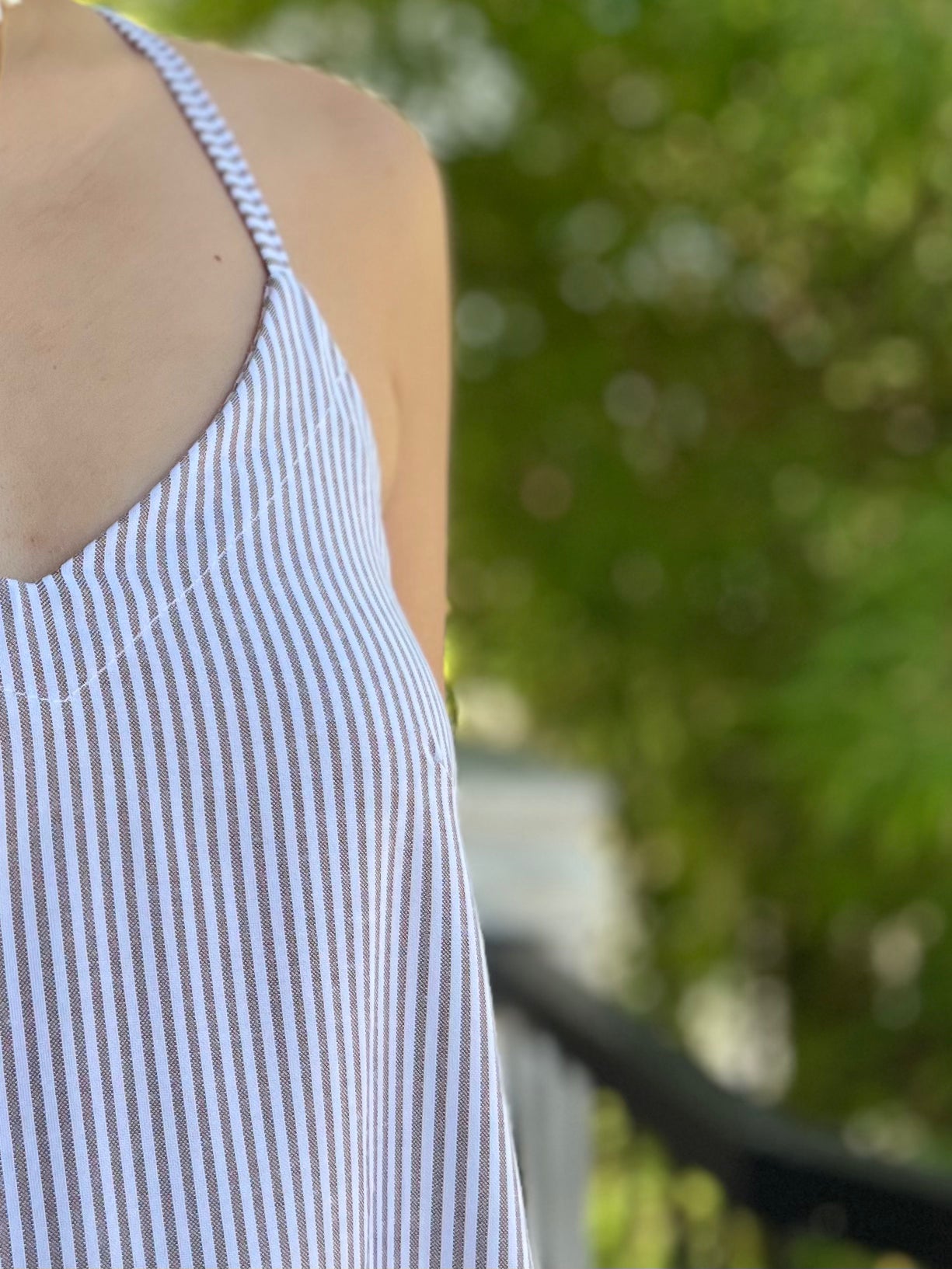 Elysees Dress in Stripes 021