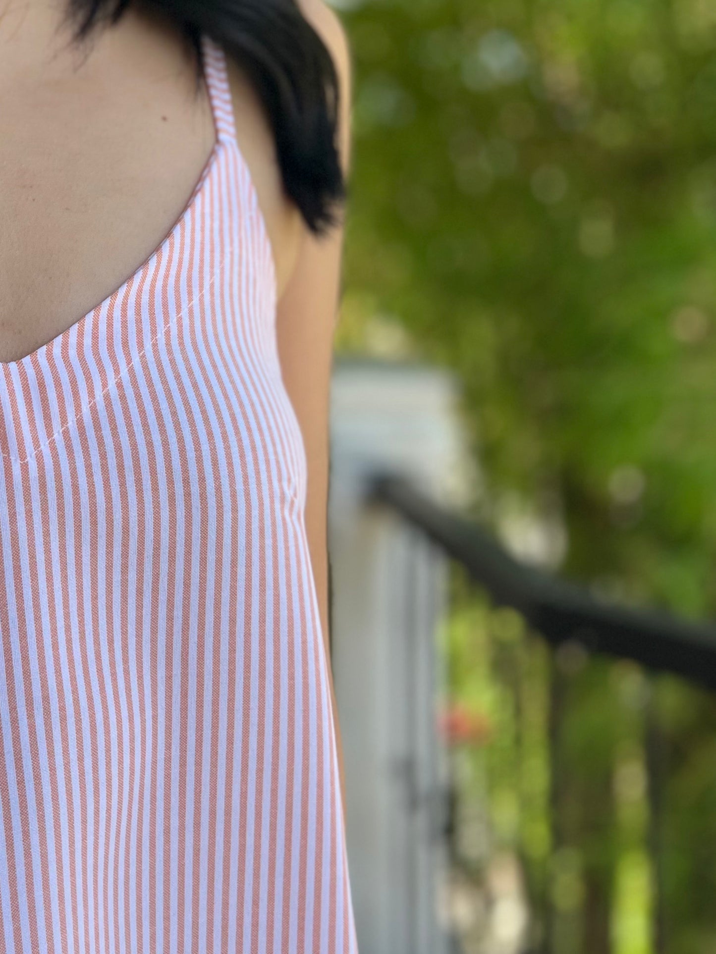 Elysees Dress in Stripes 024