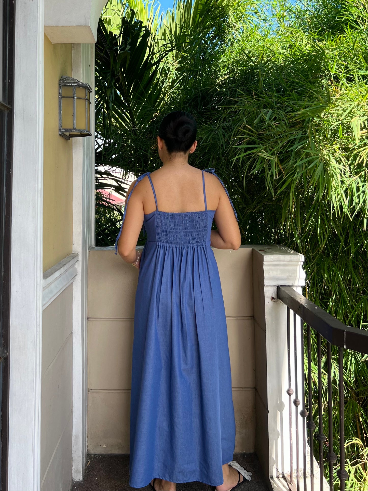 Palermo Dress in Soft Denim 003