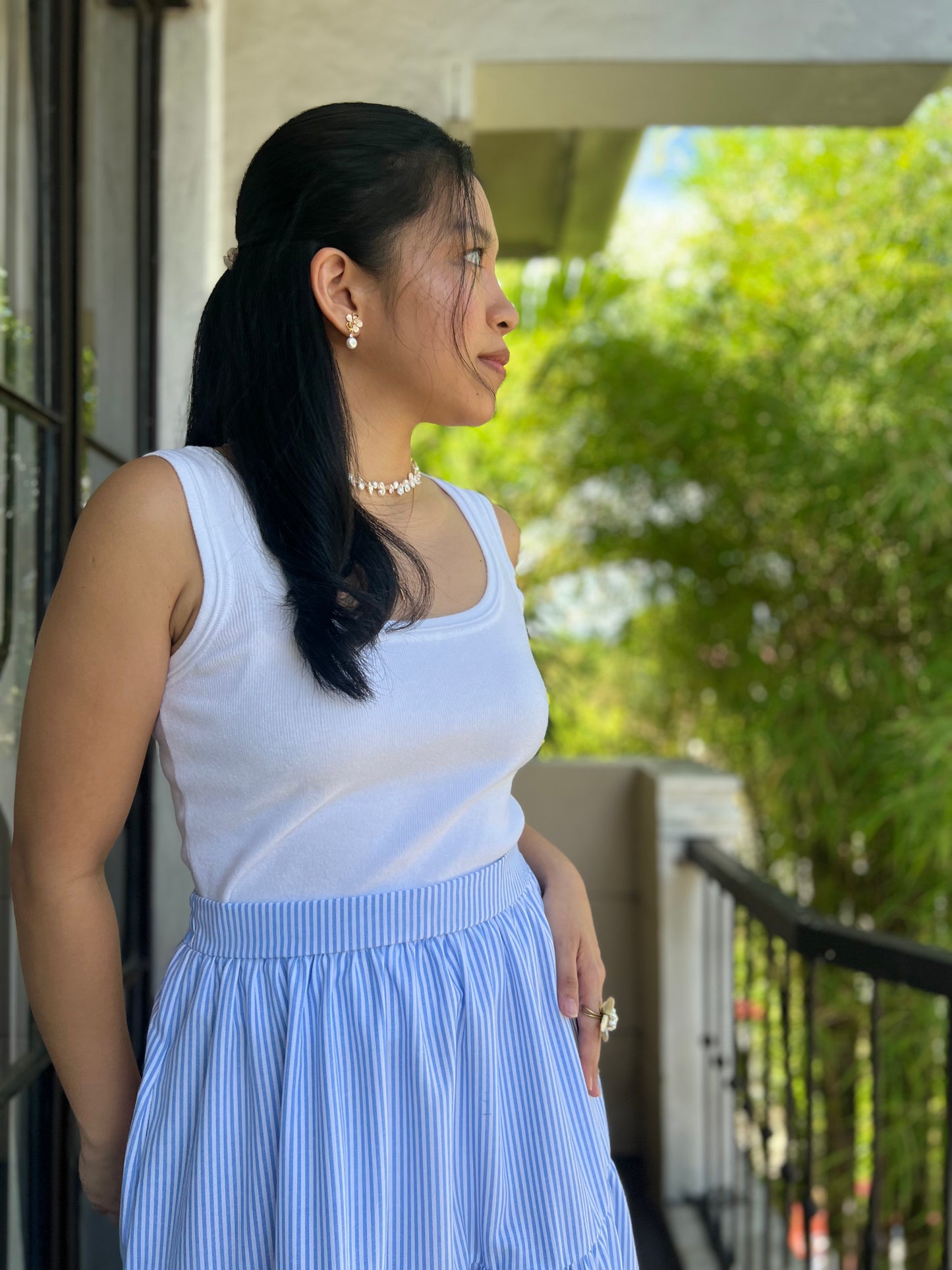 Willow Skirt in Stripes 023