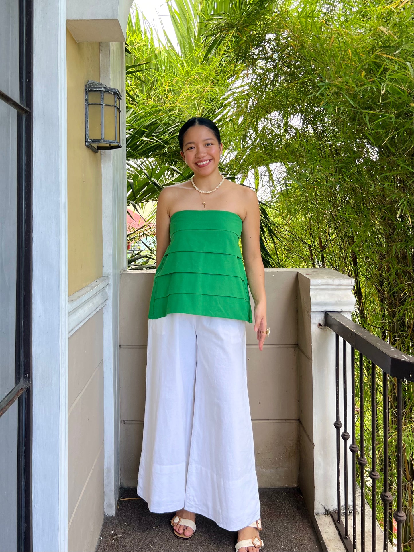 Lychee Top in Green