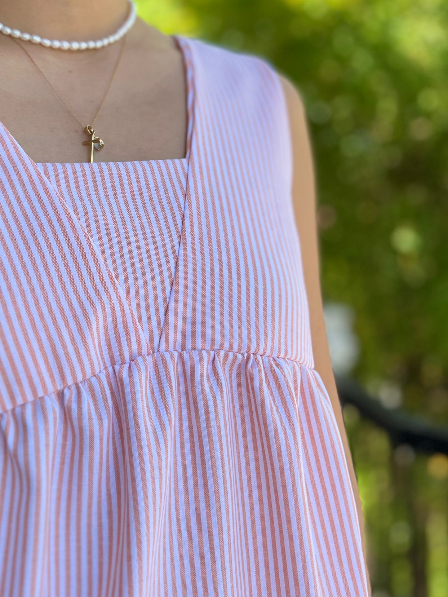 Cherry Top in Stripes 024