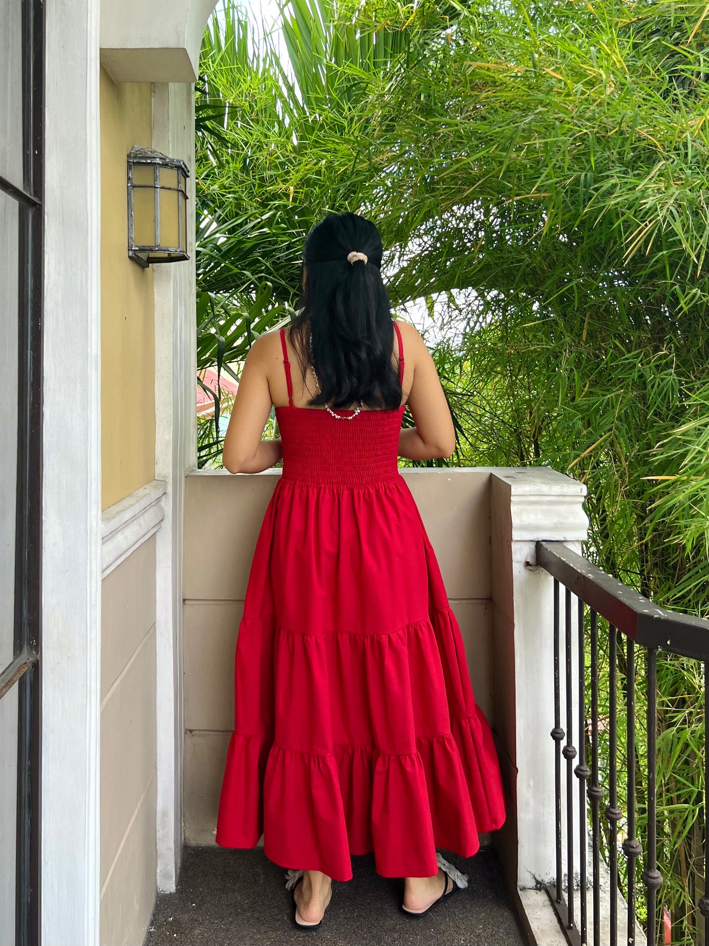 Honeydew Dress in Red