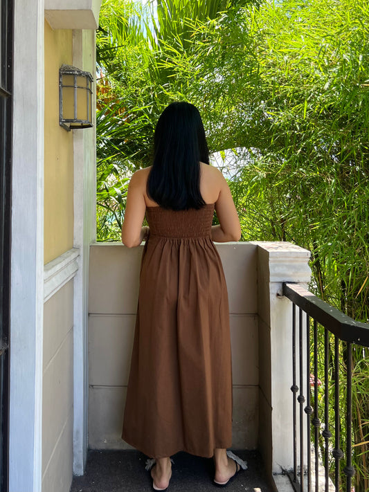 Fearless Dress in Dark Brown