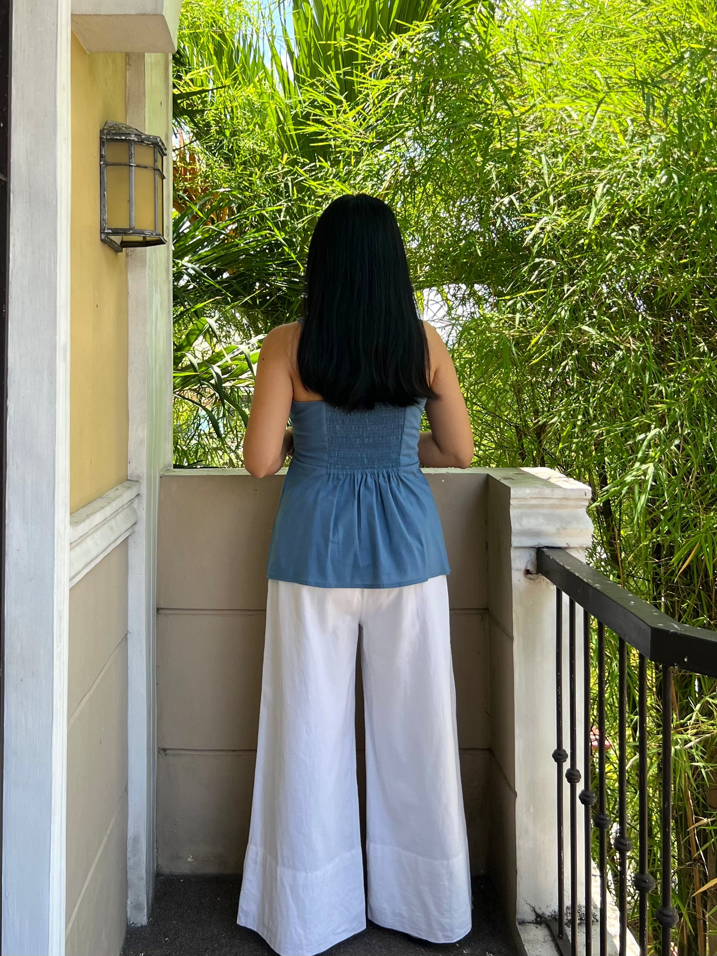 Blueberry Top in French Blue