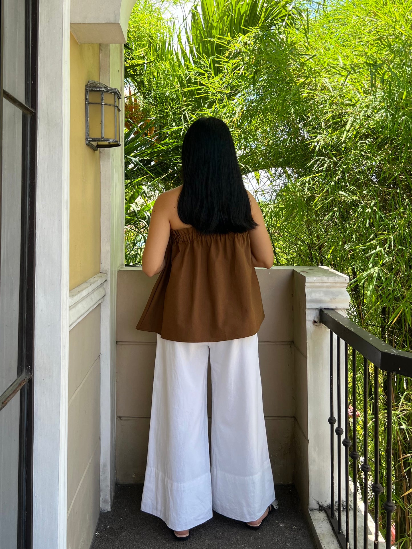 Eve Top in Dark Brown