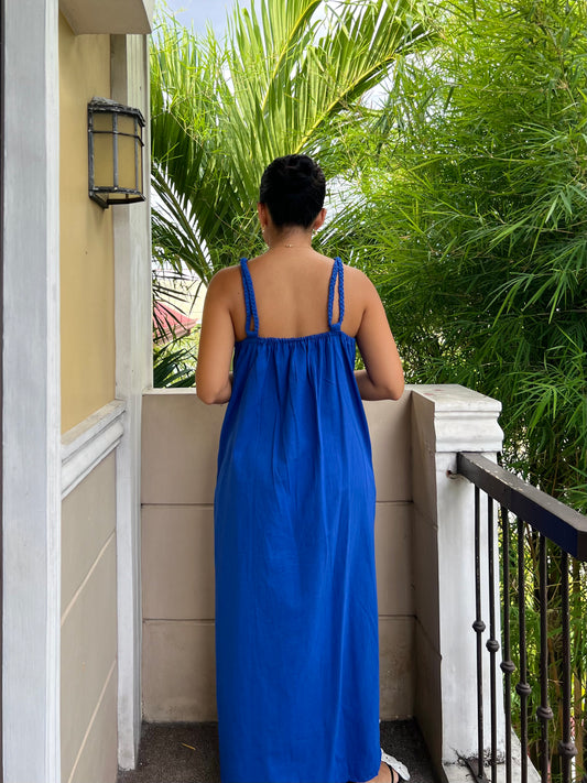 Montpellier Dress in Blue