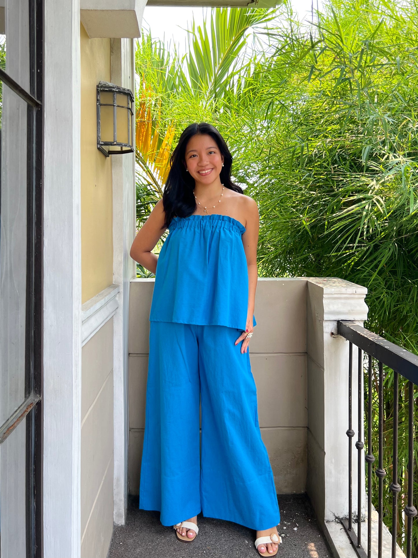 Barcelona Pants in Cerulean
