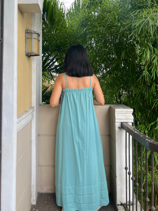 Faith Dress in Aquamarine