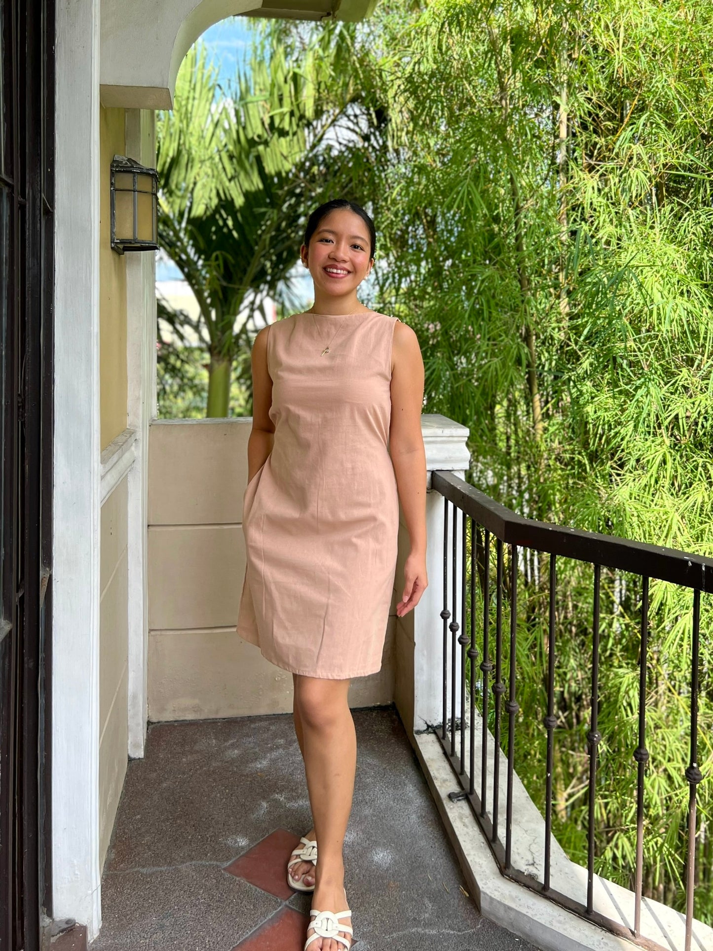 Madrid Dress in Beige