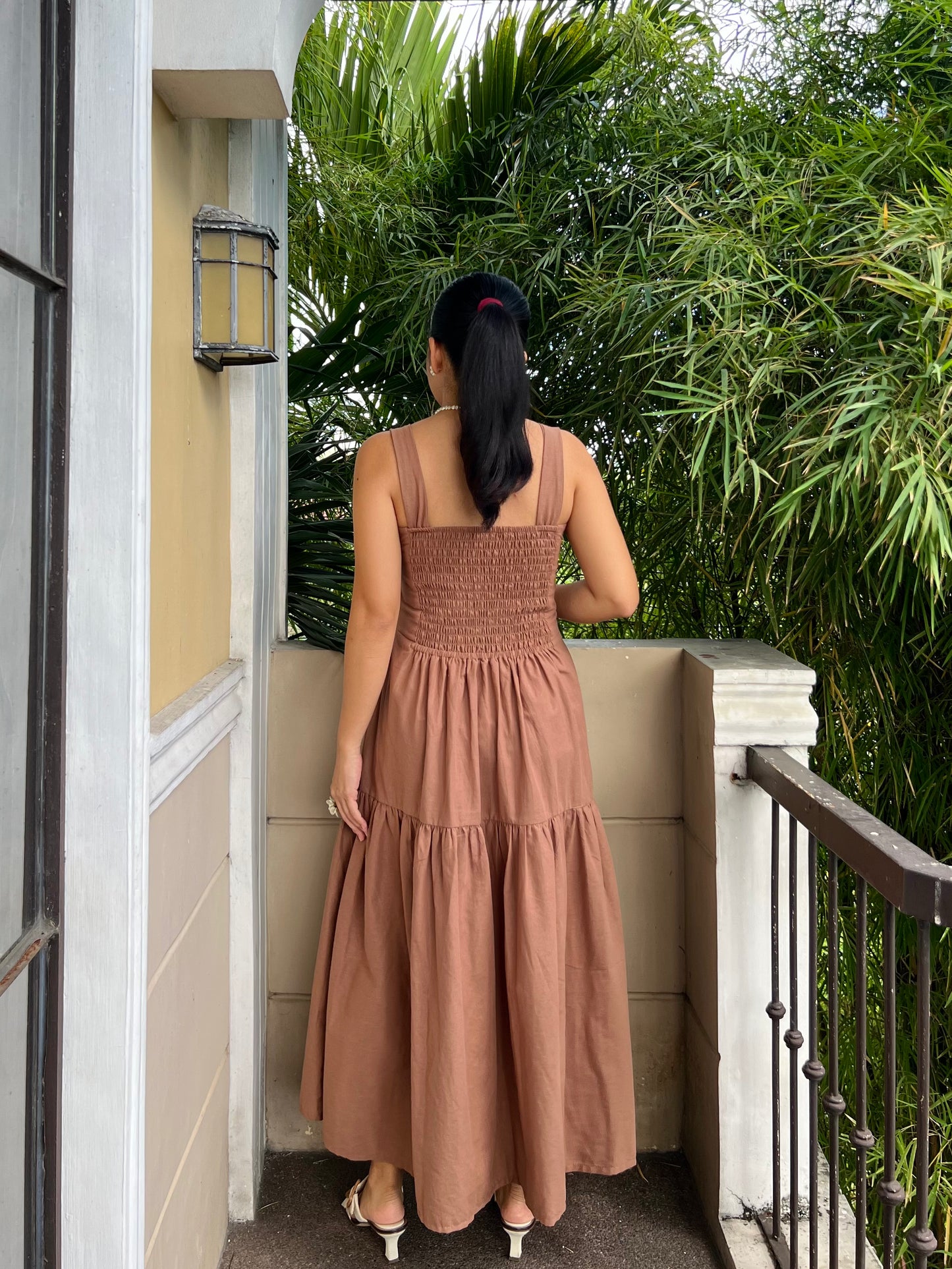 Psalm Dress in Cocoa