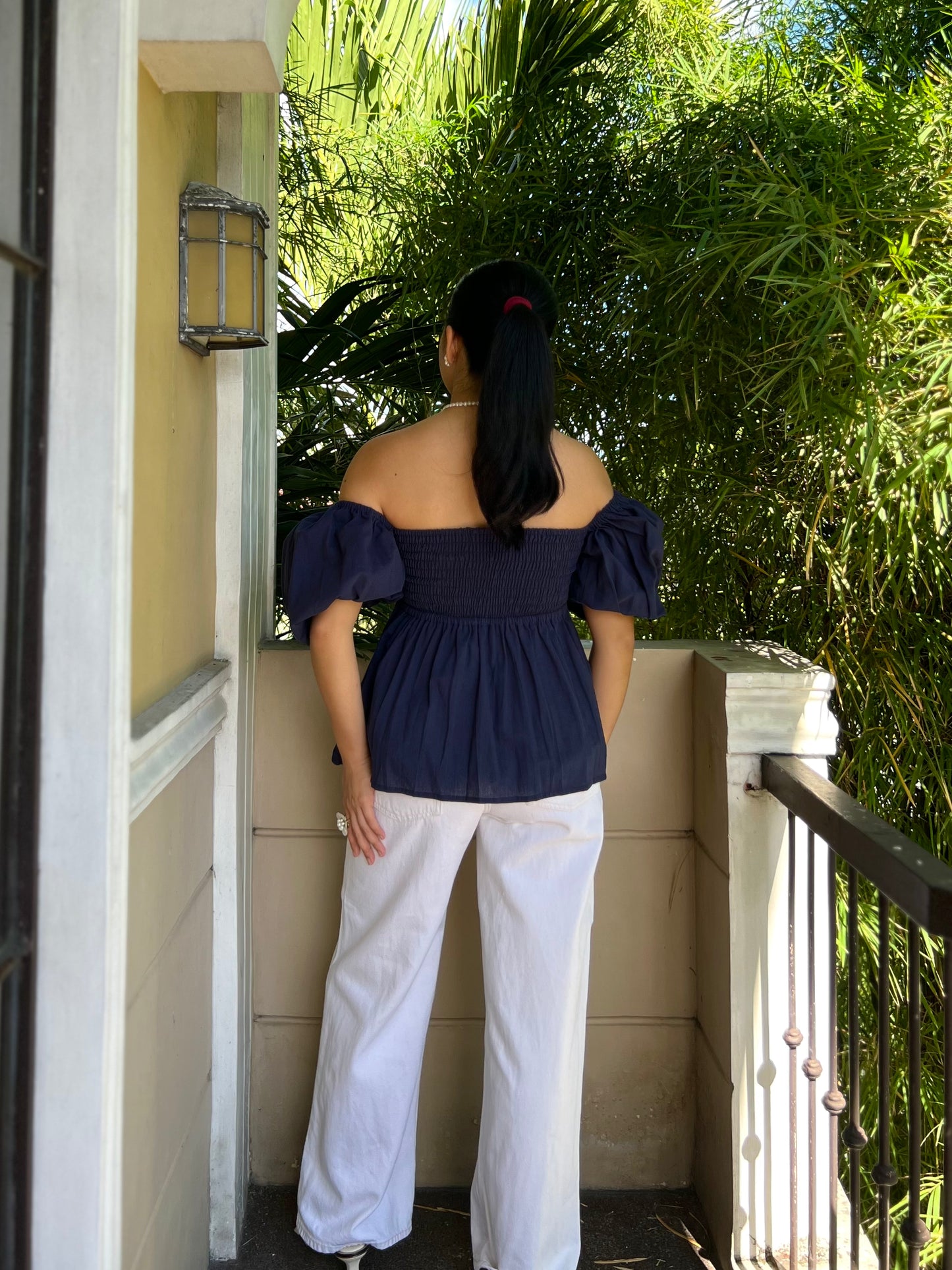 Adore Top in Navy Blue