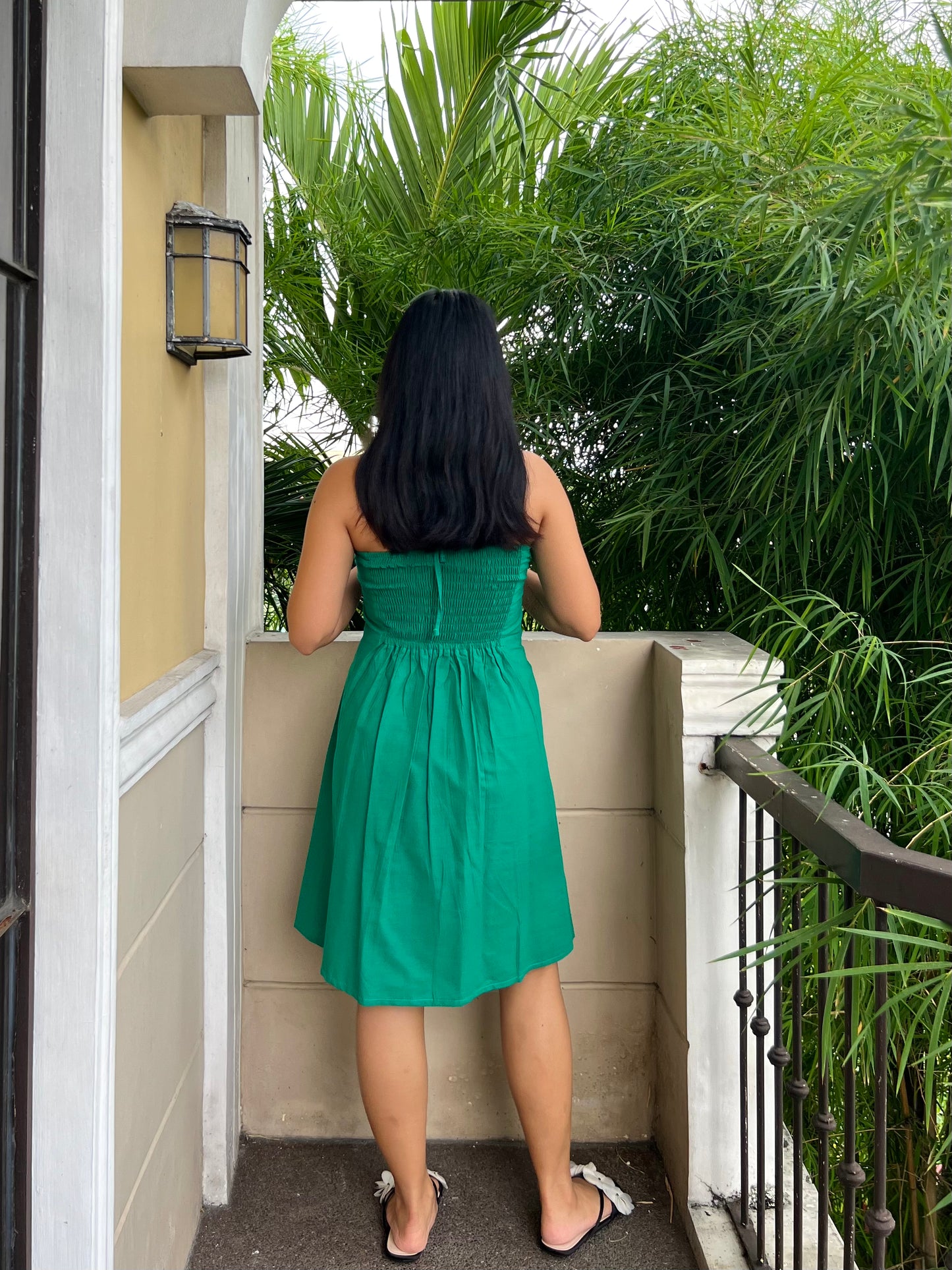 Praiano Dress in Green