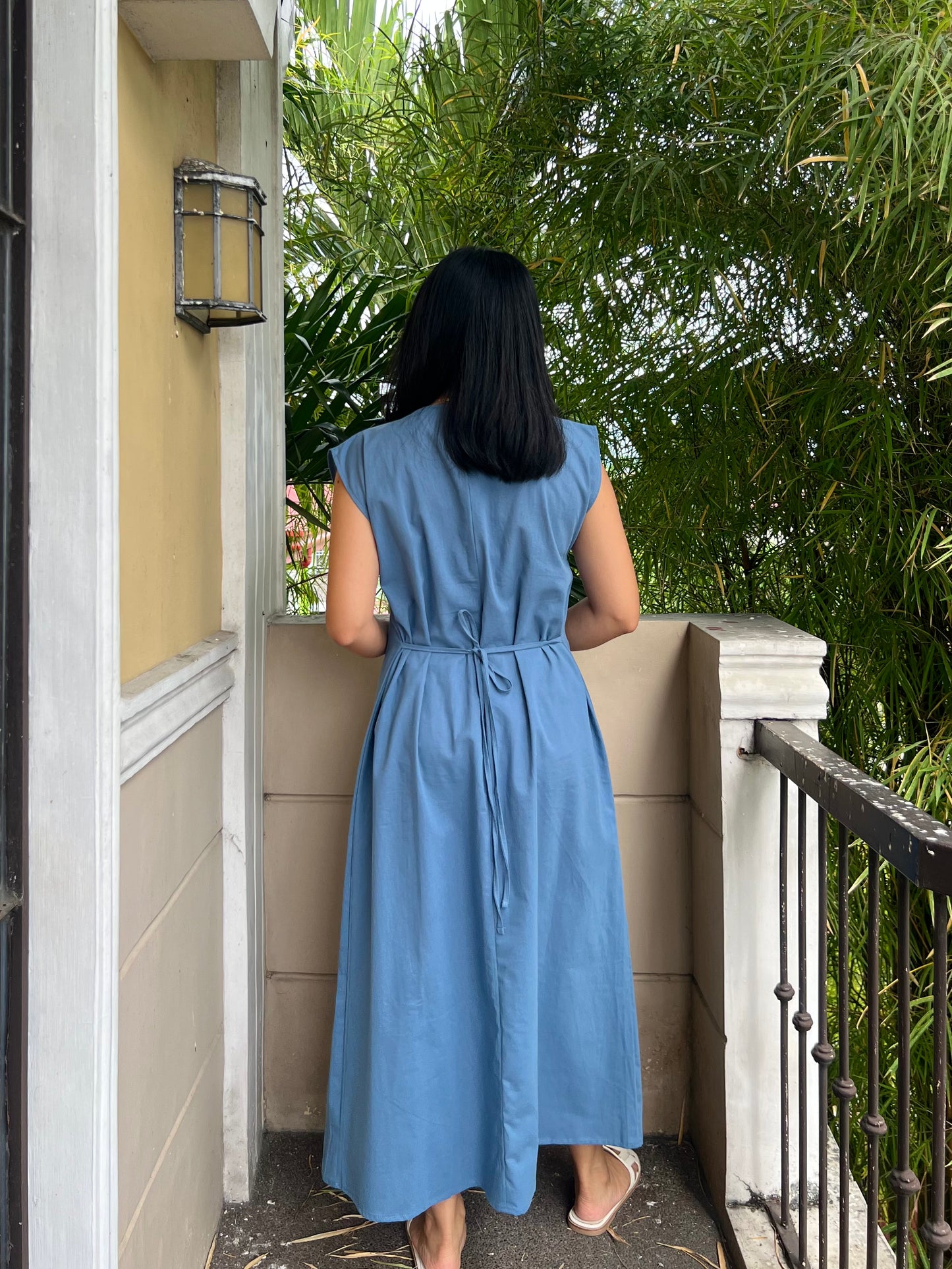Coronado Dress in French Blue
