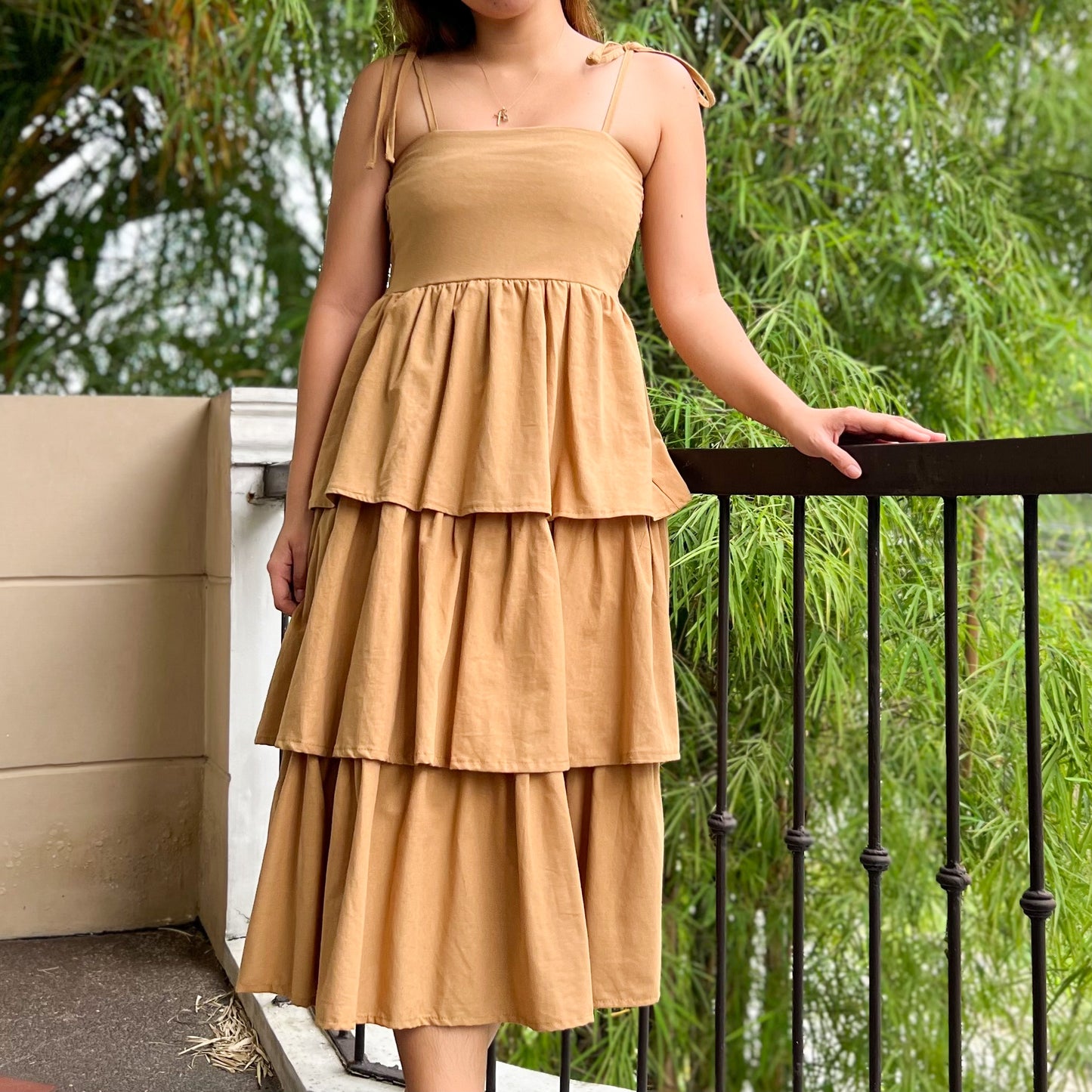 Naomi Dress in Camel