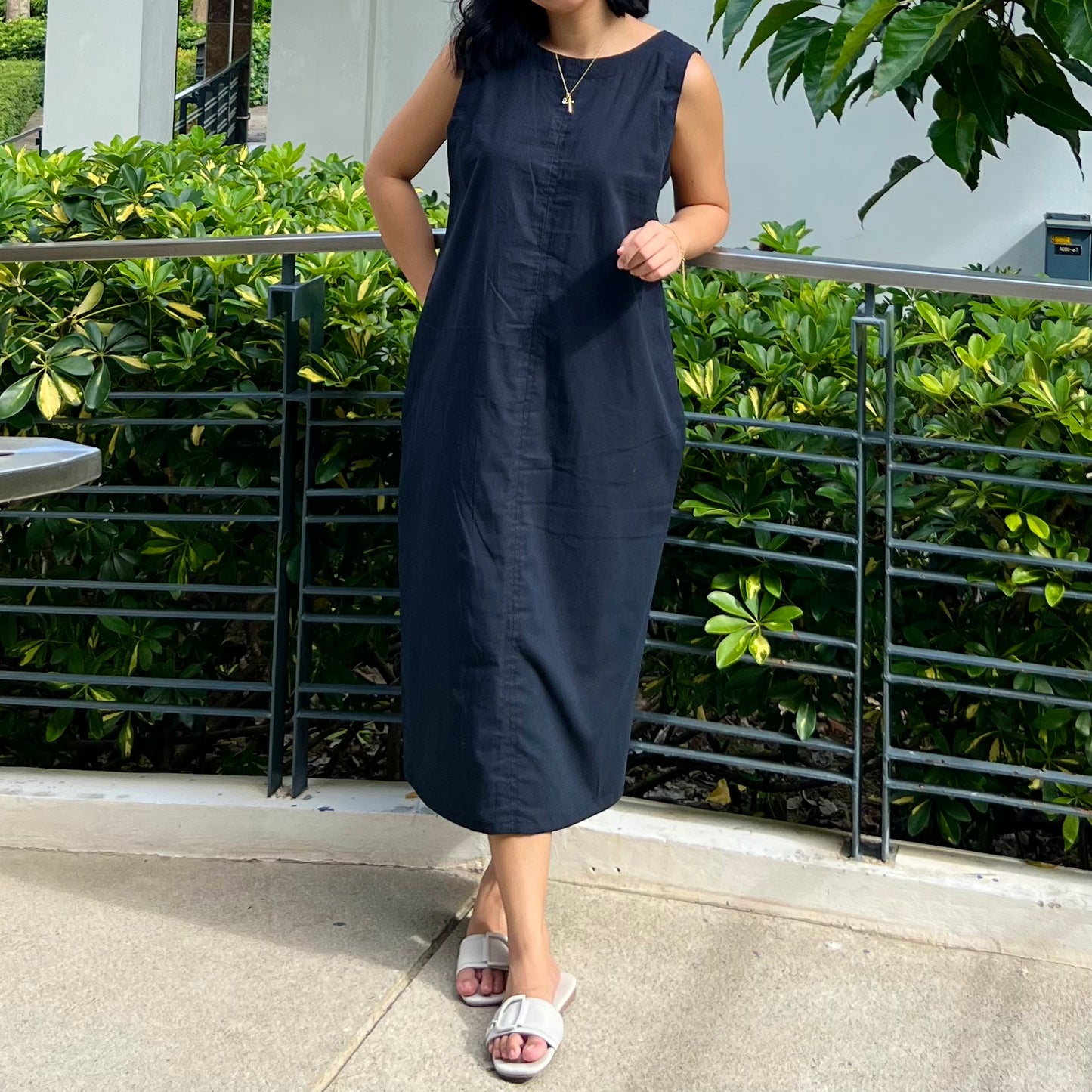 Courage Reversible Dress in Black