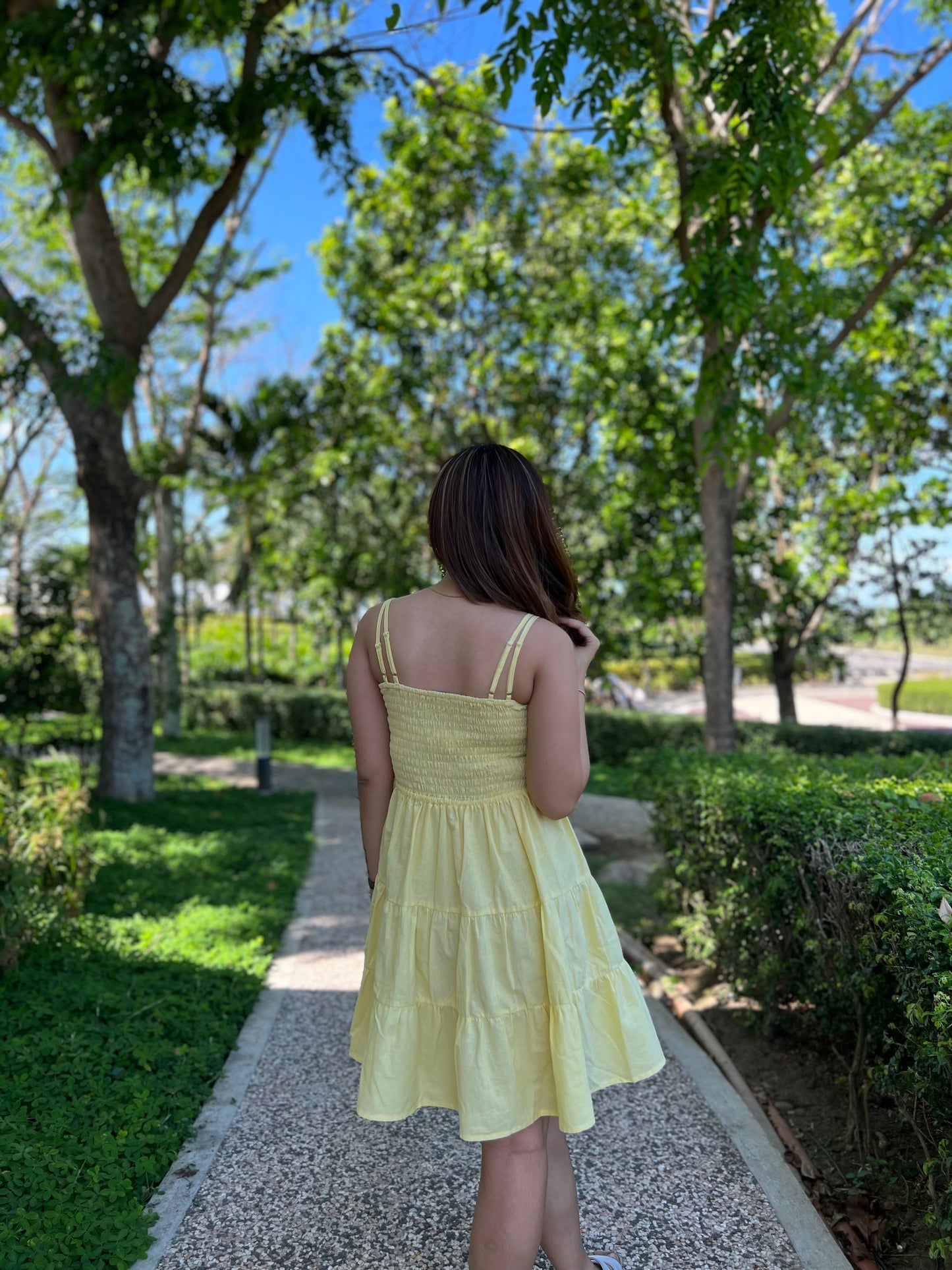Capri Dress in Yellow