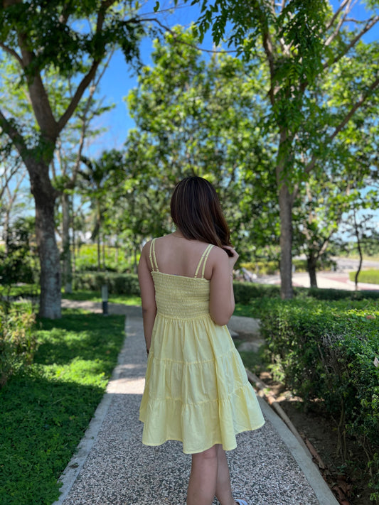Capri Dress in Yellow