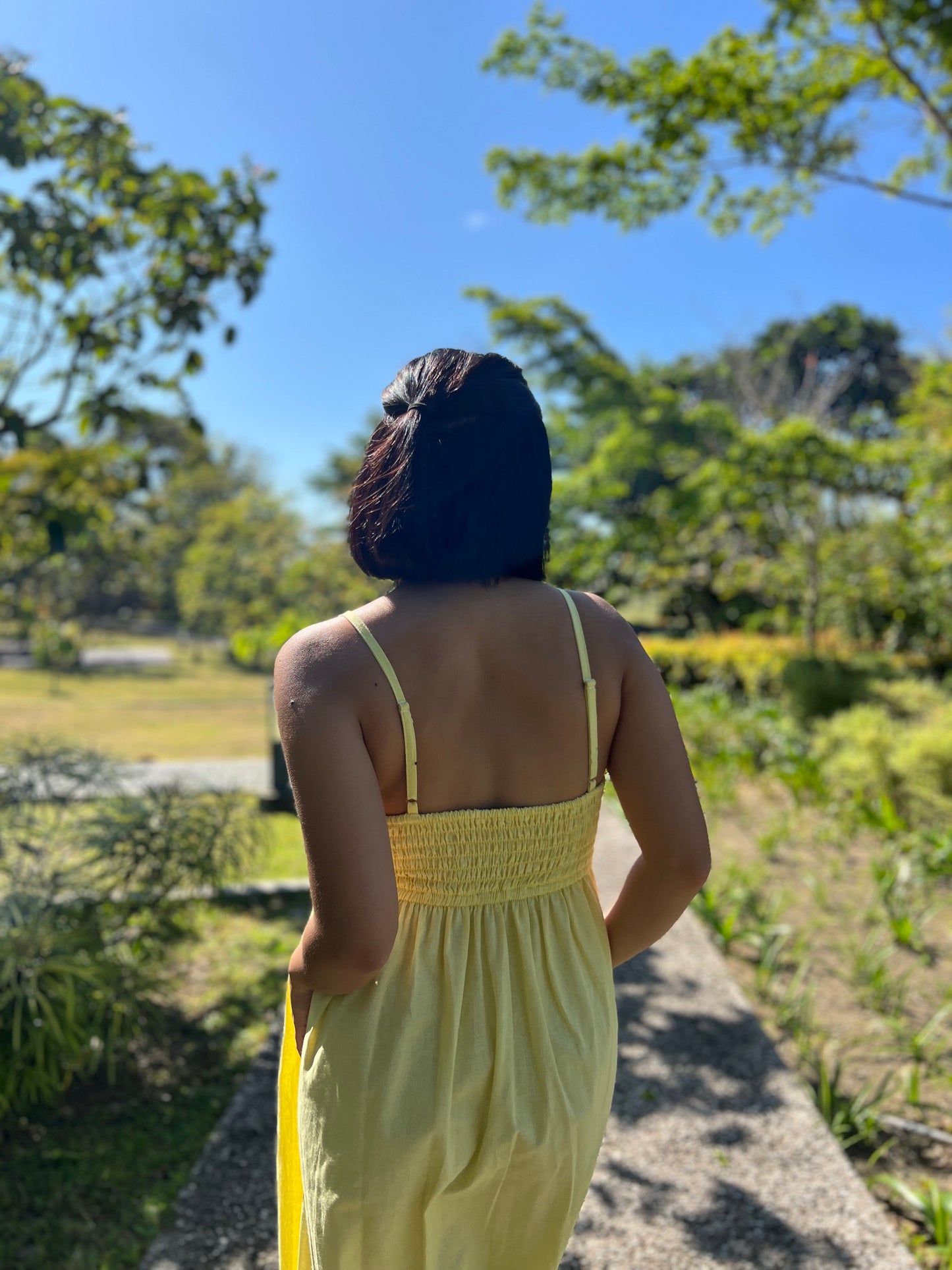 Tuscany Dress in Yellow