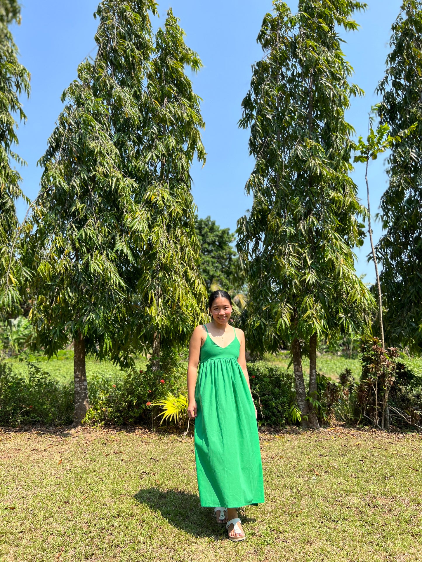 Tuscany Dress in Green