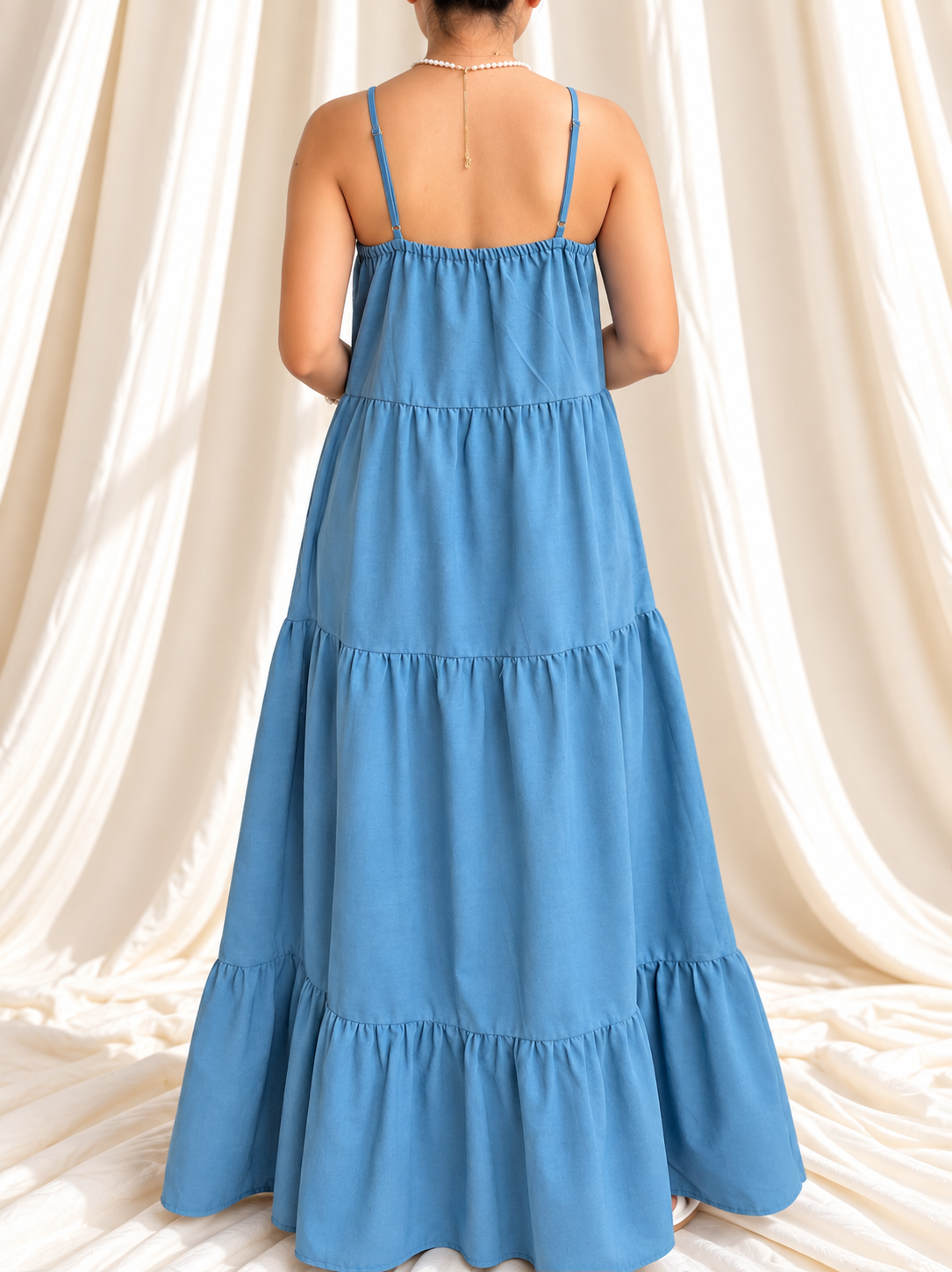 Pine Dress in French Blue