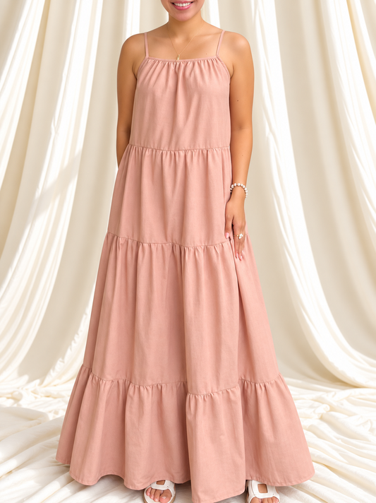 Pine Dress in Beige