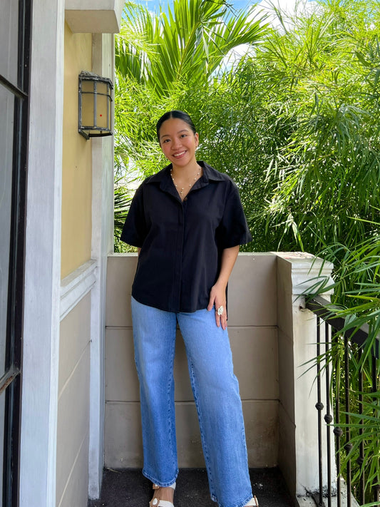 Lemon Blouse in Black