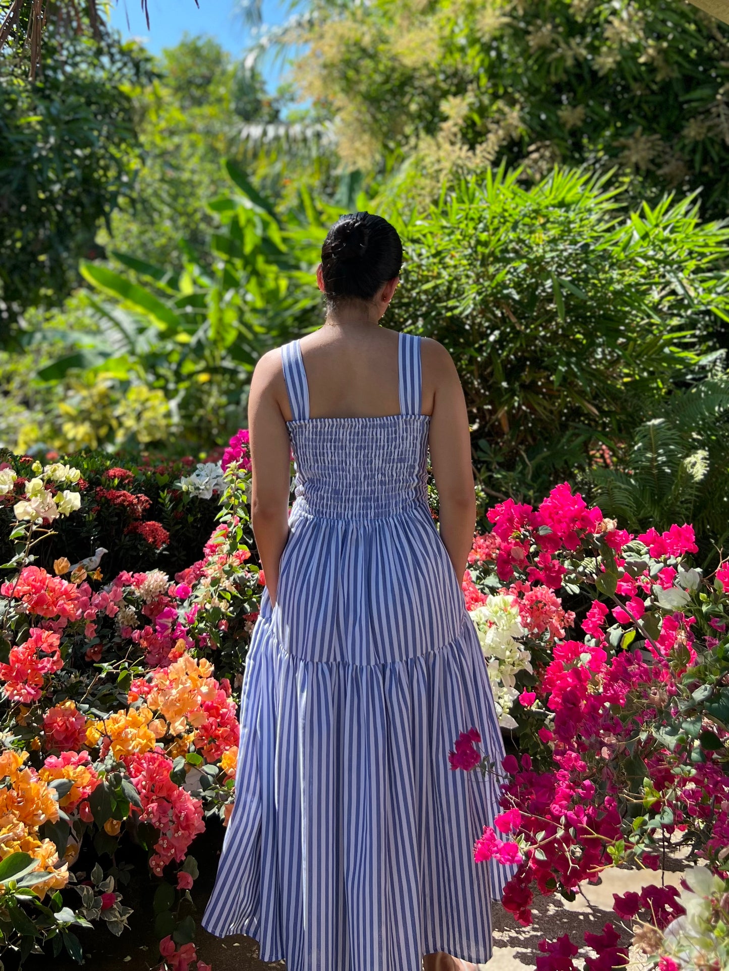 Psalm Dress in Stripes 008