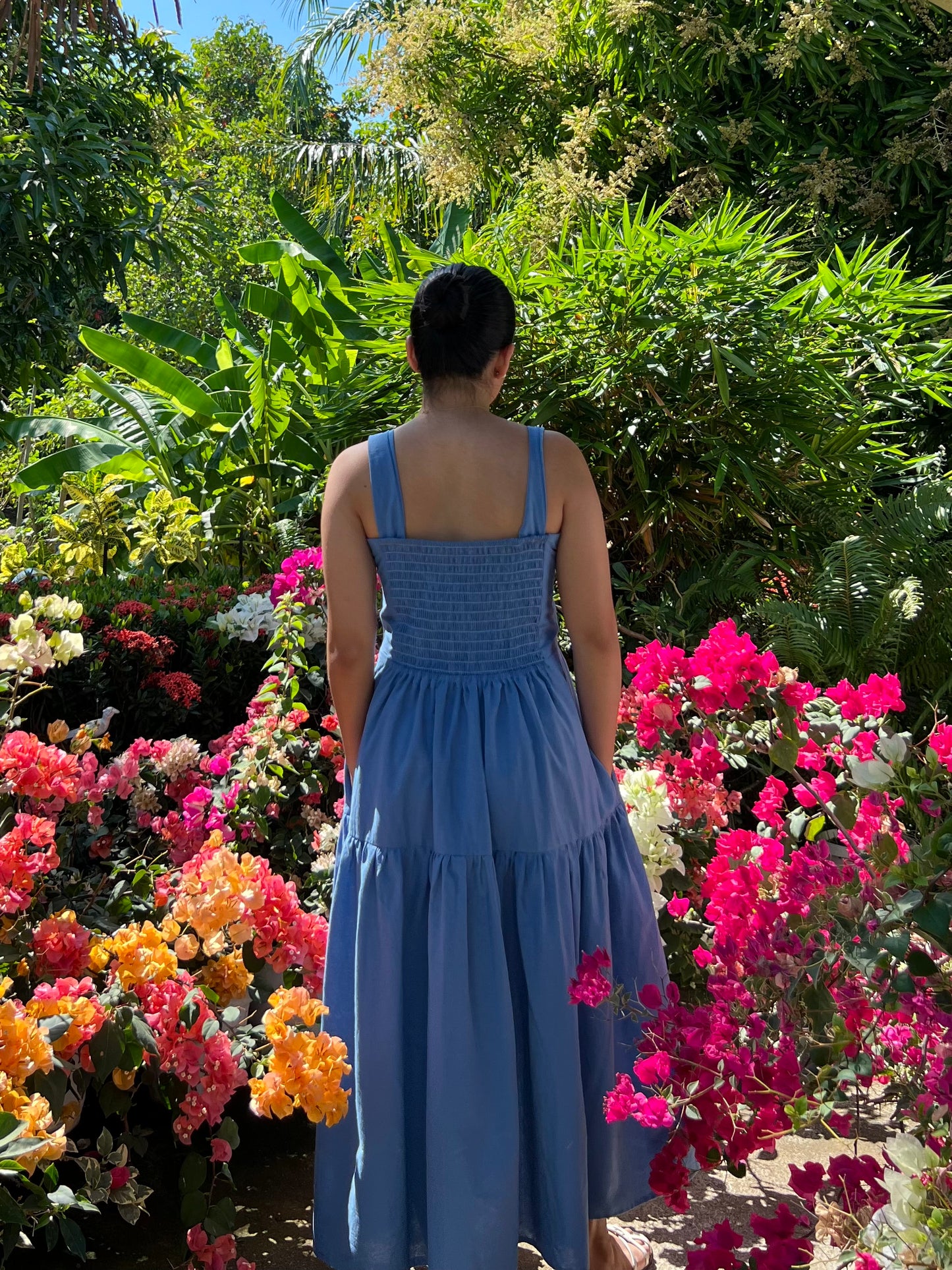 Psalm Dress in French Blue