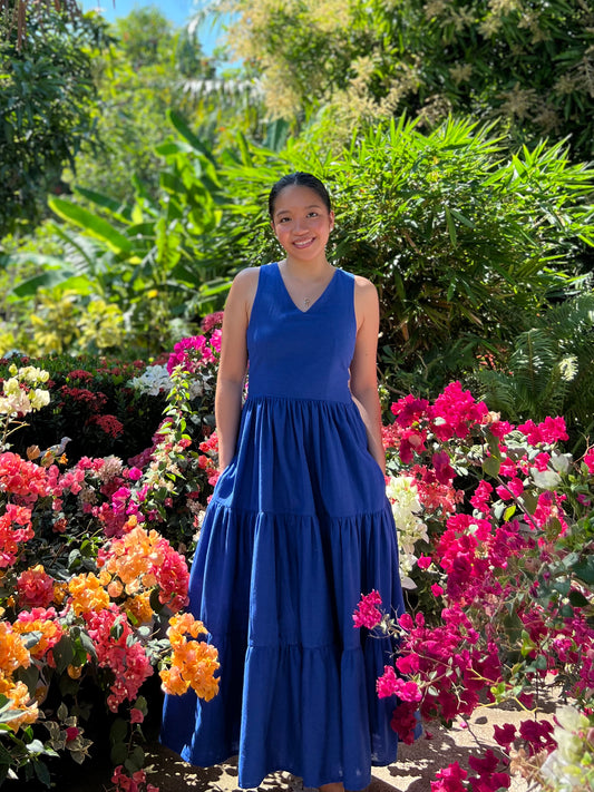 Riviera Dress in Blue