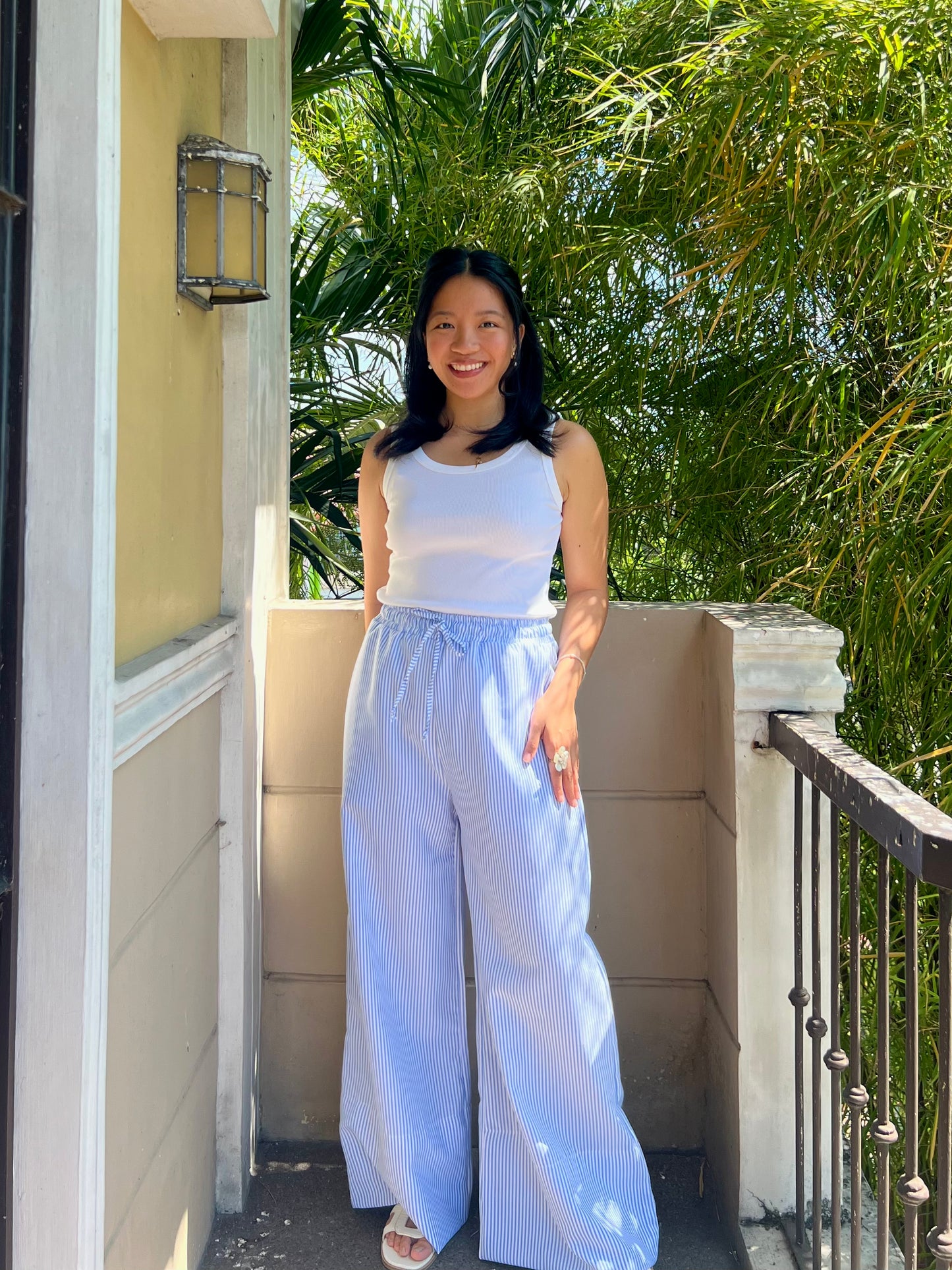 Barcelona Pants in Stripes 023