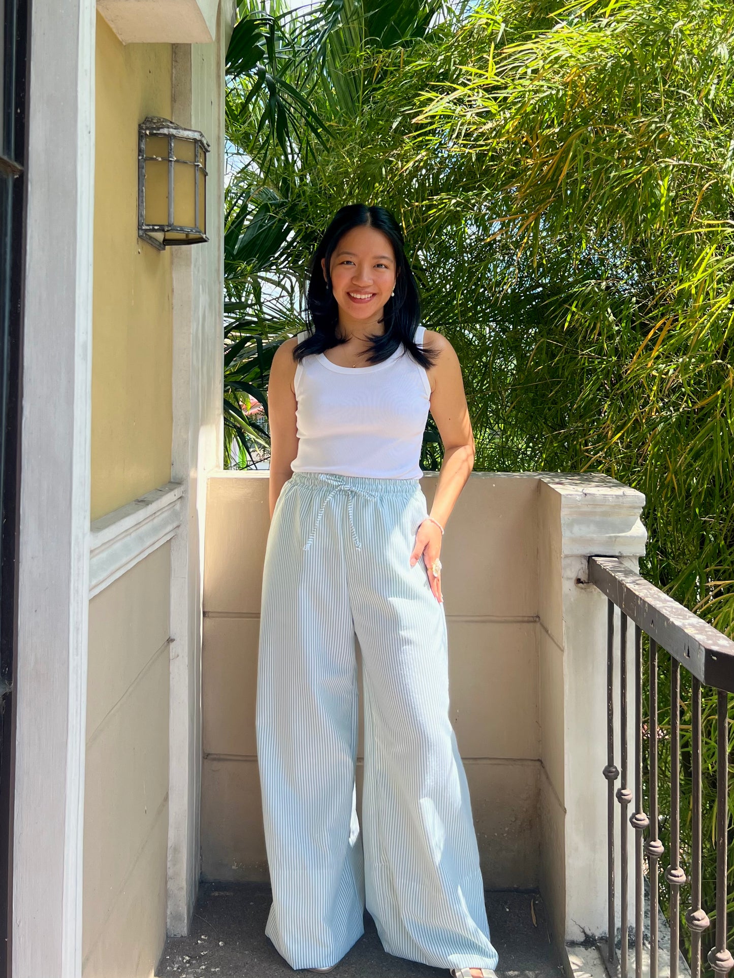 Barcelona Pants in Stripes 022