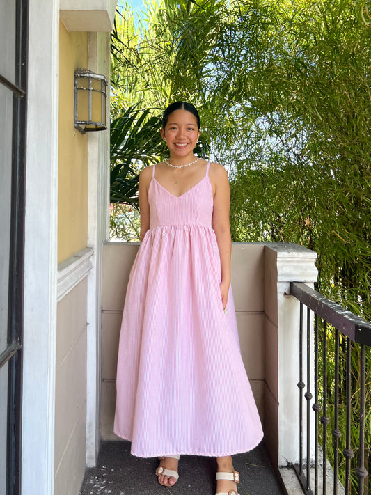 Naples Dress in Stripes 024