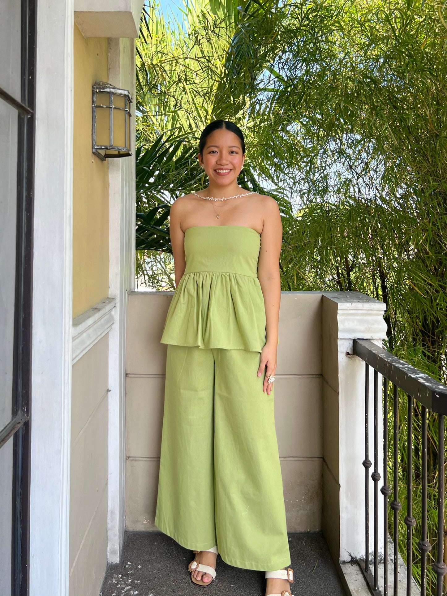 Corinth Set in Apple Green
