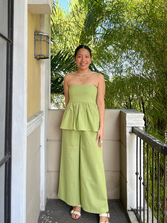 Corinth Set in Apple Green