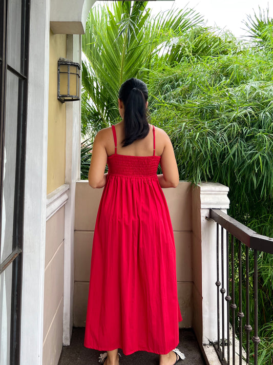 Palma Dress in Red