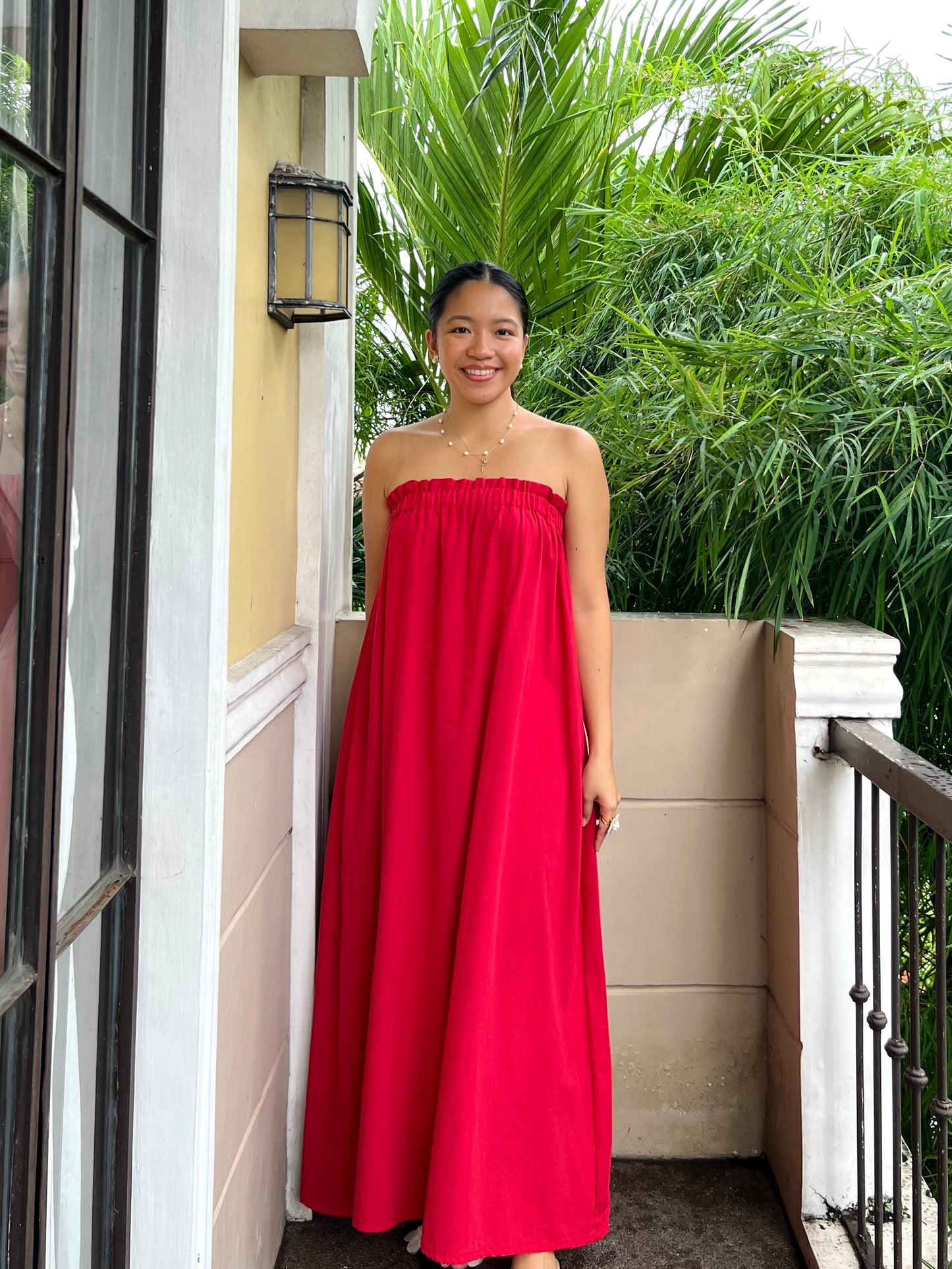 Mykonos Dress in Red