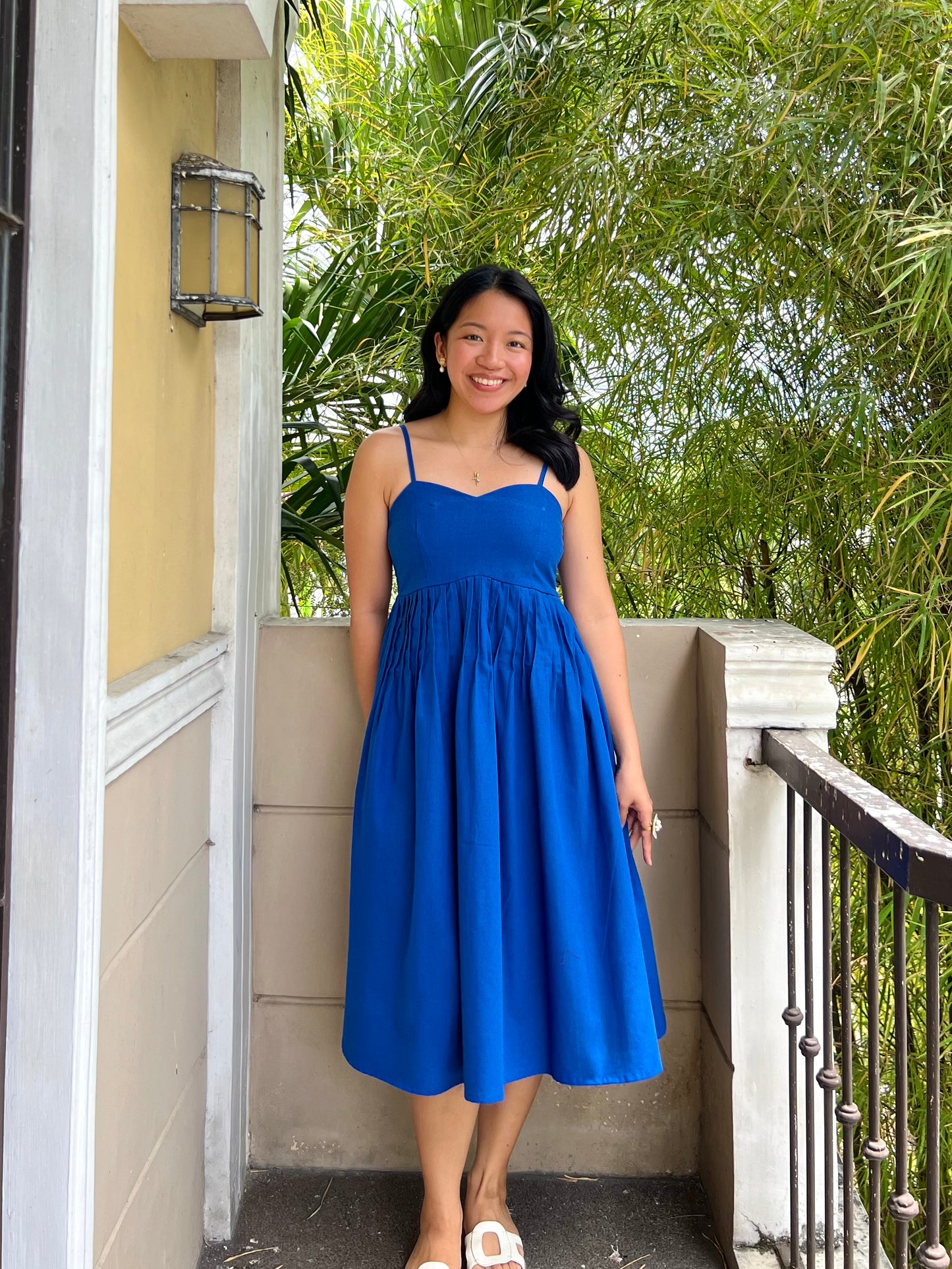 Palm Springs Dress in Blue
