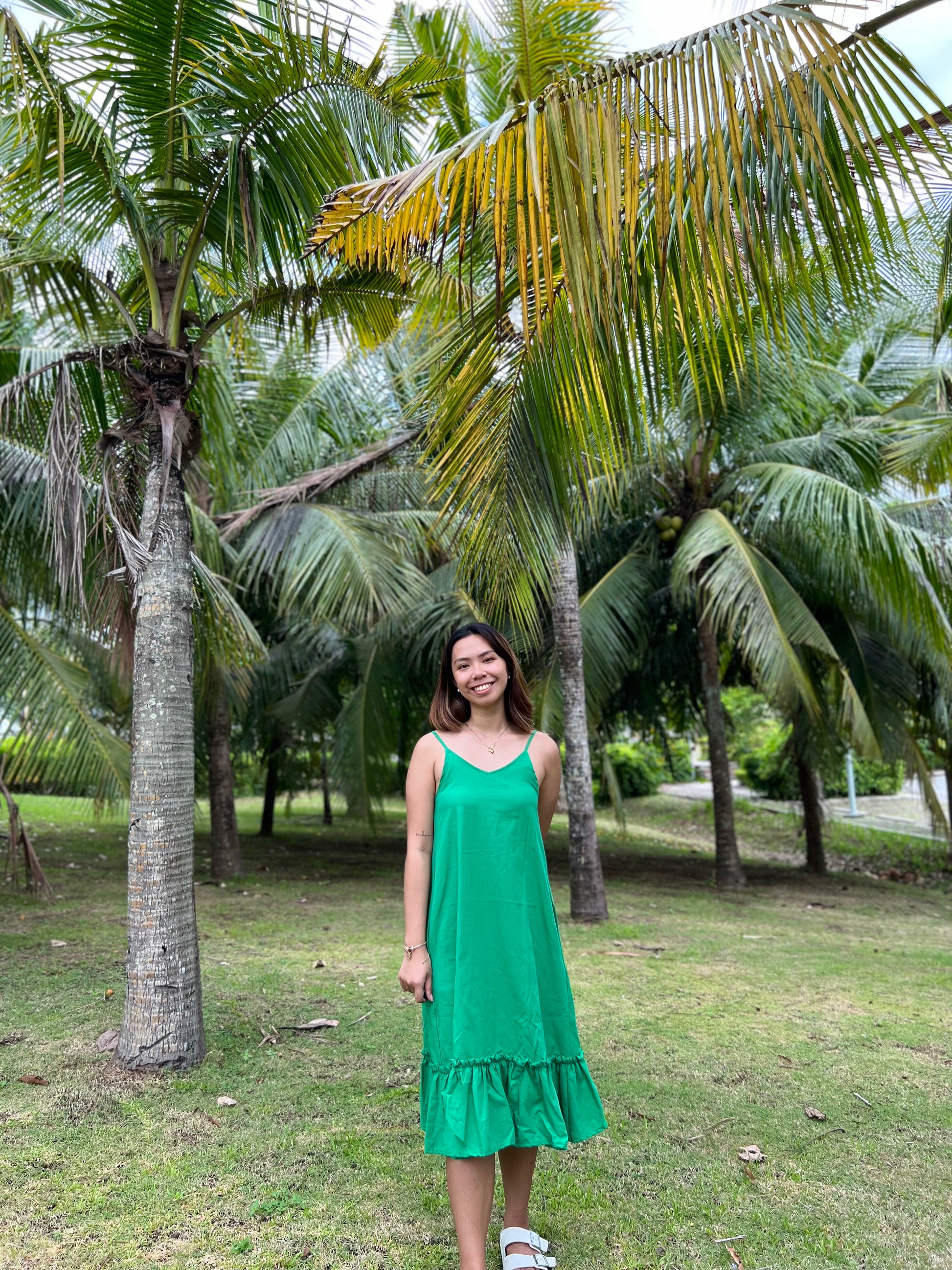 Verona Dress in Green – Wanhiyan Clothing