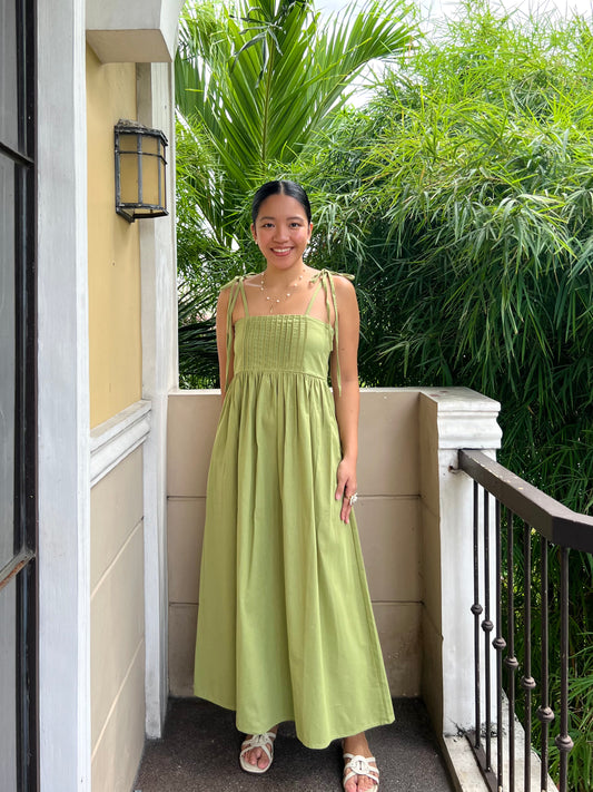 Palermo Dress in Apple Green