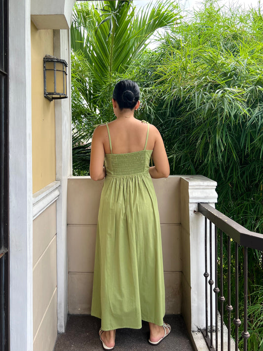 Palermo Dress in Apple Green