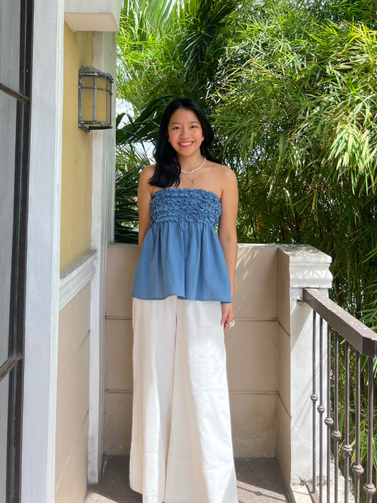 Merry Top in French Blue