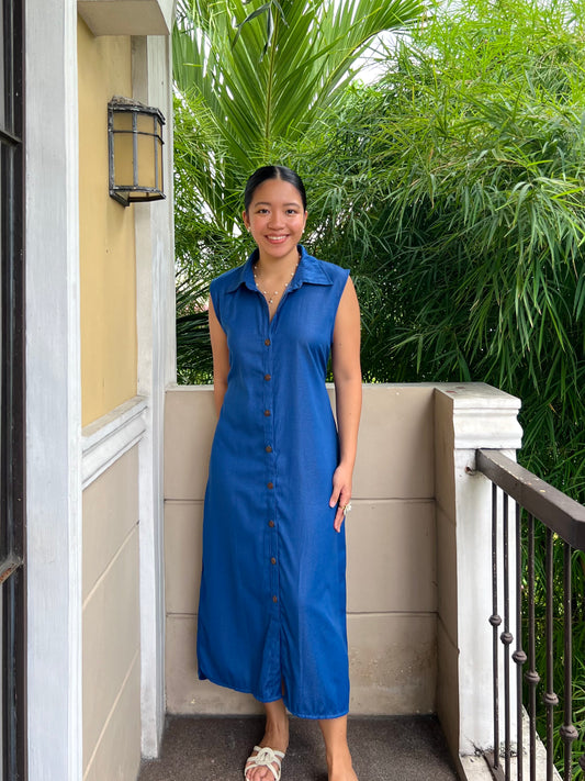 Arizona Dress in Soft Denim