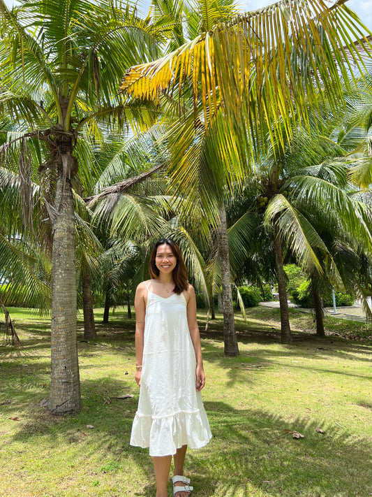 Verona Dress in White