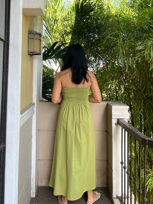 Fearless Dress in Apple Green