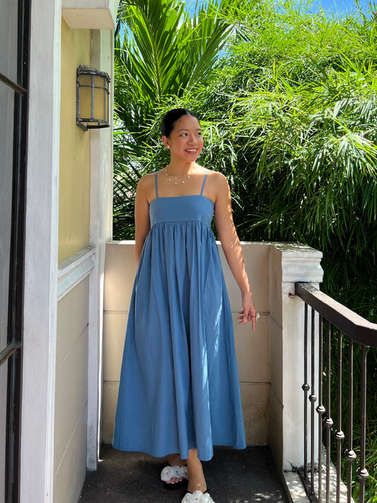 Palma Dress in French Blue