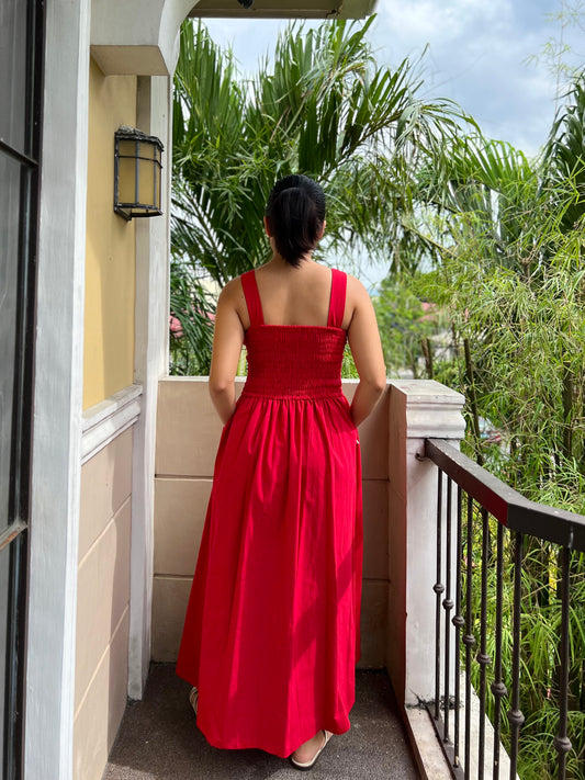 Brixton Dress in Red