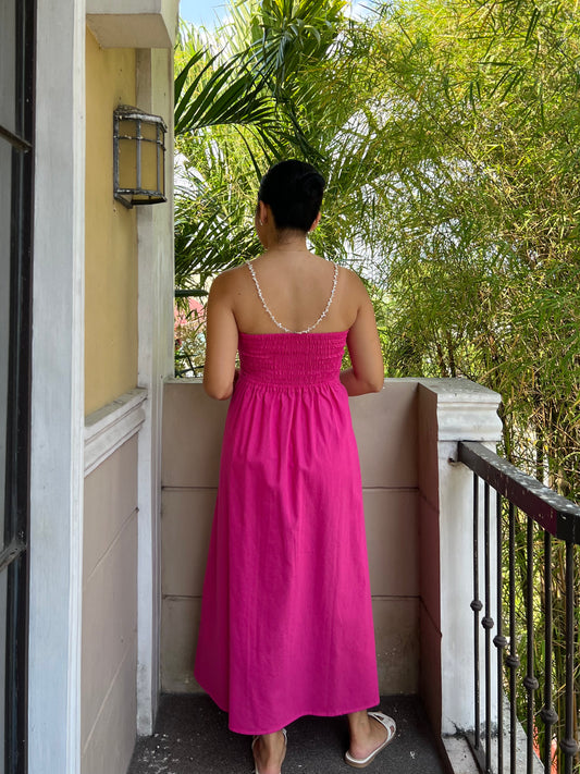 Fearless Dress in Deep Pink