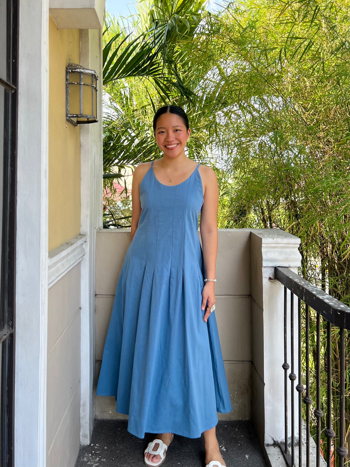 Versai Dress in French Blue